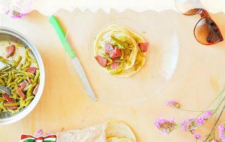 Salumificio Fontana Ermes pancake fagiolini e salame felino